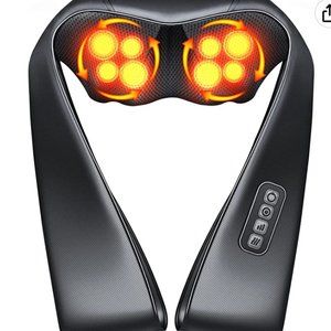 Shiatsu Shoulder Massagers for Neck and Back Heat and Massage, NIB